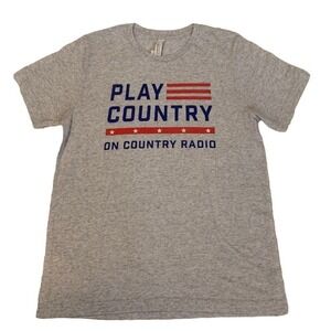 Unisex T-Shirt "Play Country on Country Radio"  -  Size Medium